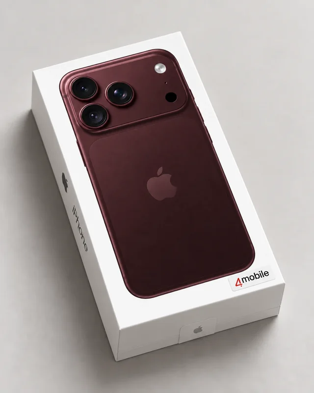 iPhone 18 Pro Max, Бордовый — Закрытая упаковка
